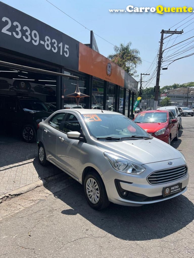 FORD   KA+ SEDAN 1.0 SESE PLUS TIVCT FLEX 4P   PRATA 2020 1.0 FLEX - Loja