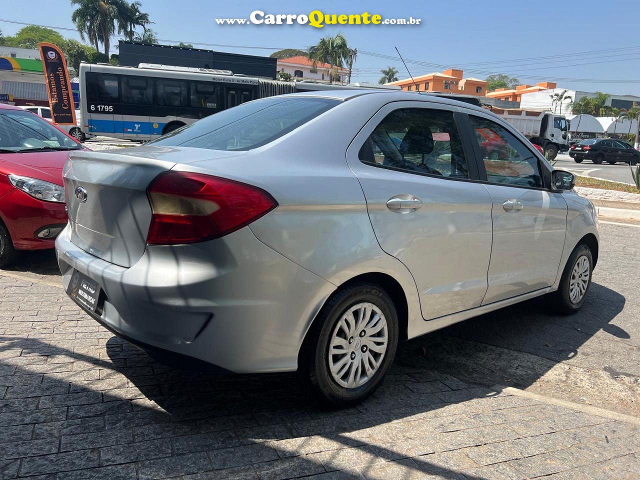 FORD   KA+ SEDAN 1.0 SESE PLUS TIVCT FLEX 4P   PRATA 2020 1.0 FLEX - Loja