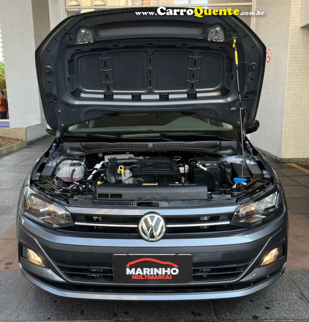 VOLKSWAGEN   VIRTUS COMFORTLINE 200 TSI 1.0 FLEX UNICO DONO MULTIMIDIA RODAS NOVO!   CINZA 2022 1.0 FLEX - Loja