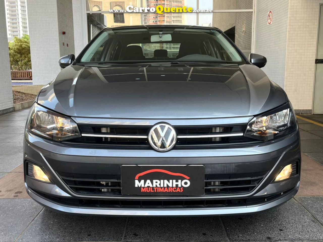 VOLKSWAGEN   VIRTUS COMFORTLINE 200 TSI 1.0 FLEX UNICO DONO MULTIMIDIA RODAS NOVO!   CINZA 2022 1.0 FLEX - Loja