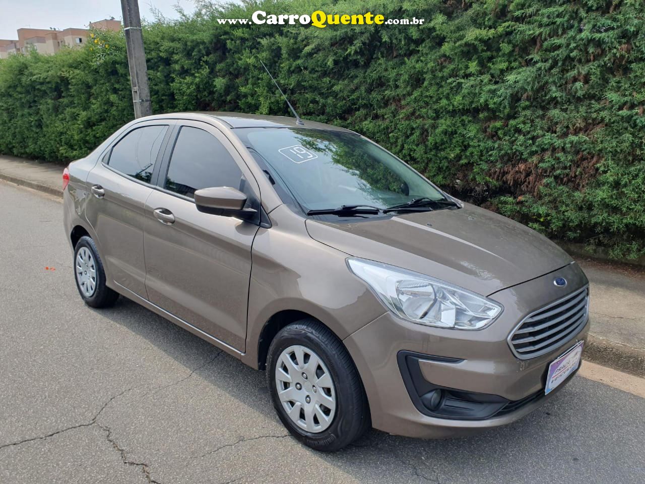 FORD   KA+ SEDAN 1.0 SESE PLUS TIVCT FLEX 4P   CINZA 2019 1.0 FLEX - Loja