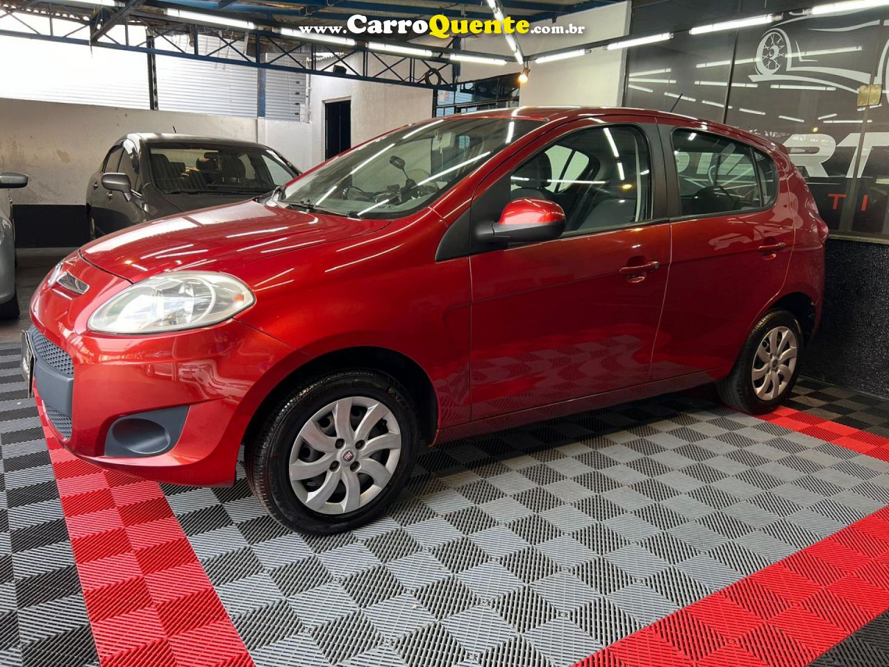 FIAT   PALIO ATTRACTIVE 1.0 EVO FIRE FLEX 8V 5P   VERMELHO 2013 1.0 FLEX - Loja