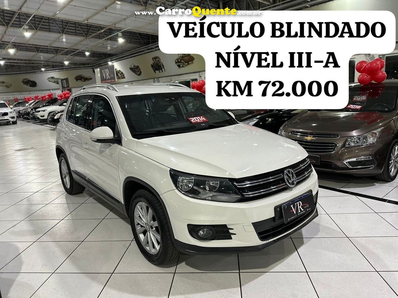 VOLKSWAGEN TIGUAN 2.0 TSI  TURBO 72.000KM BLINDADA!! - Loja