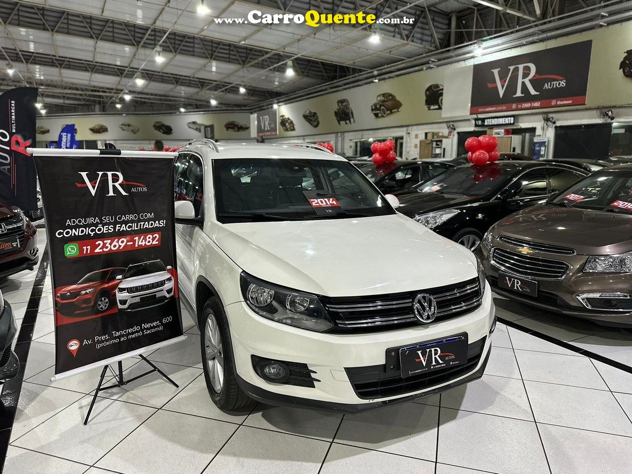 VOLKSWAGEN TIGUAN 2.0 TSI  TURBO 72.000KM BLINDADA!! - Loja