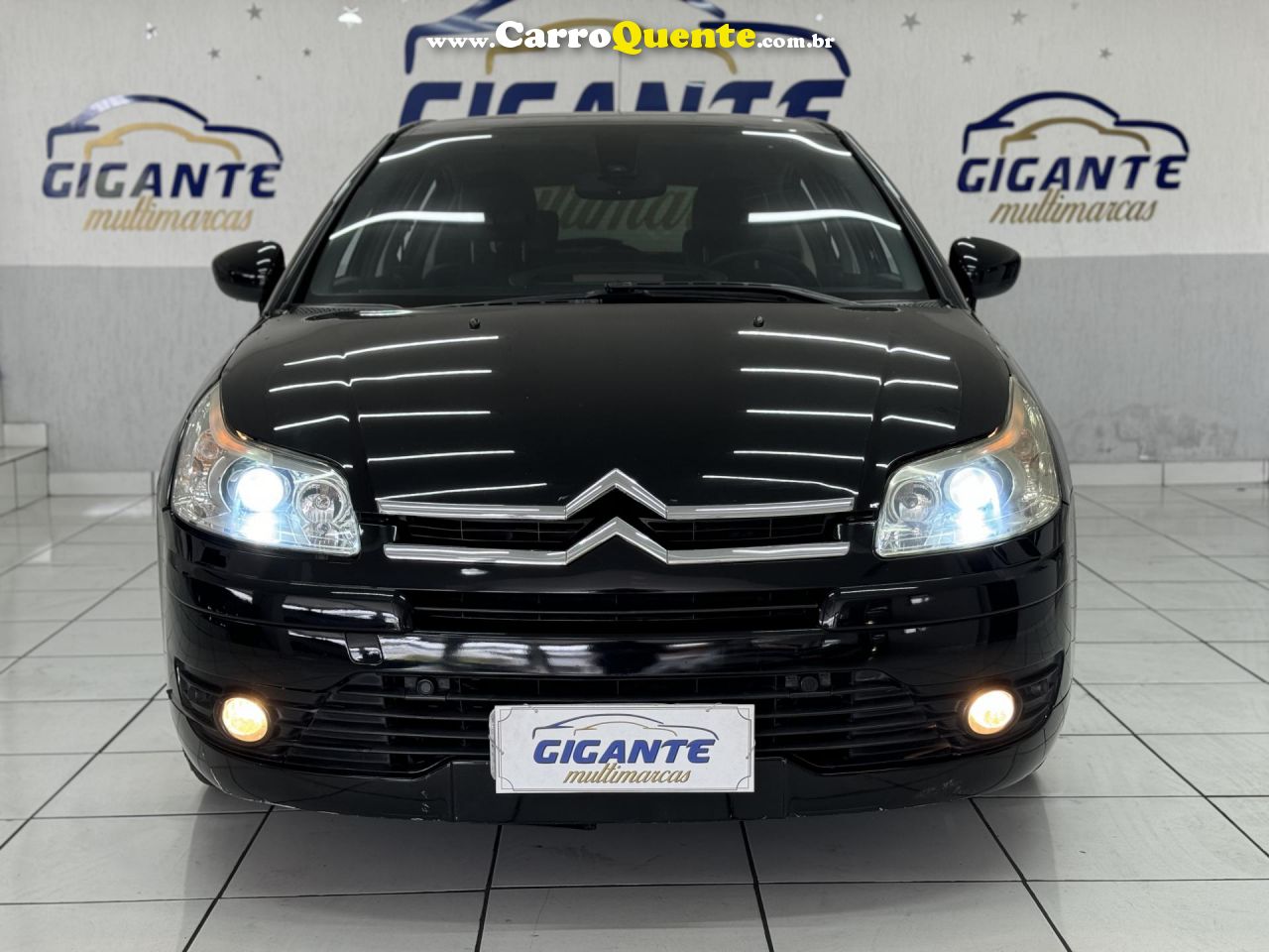 CITROËN   C4 EXCL.2.02.0 SOLARIS FLEX 16V 5P AUT.   PRETO 2011 2.0 FLEX - Loja