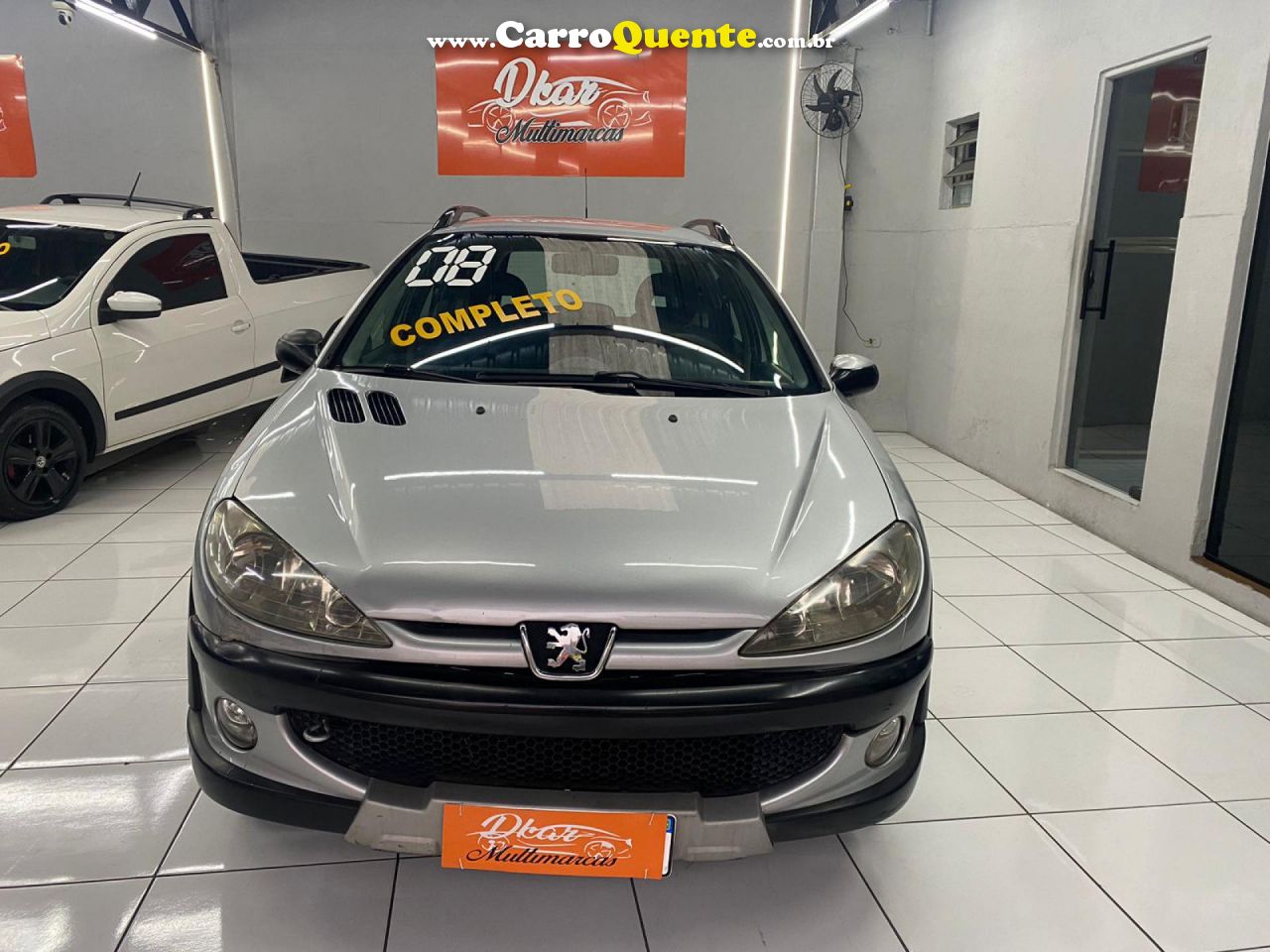 PEUGEOT   PEUGEOT 206 SW1.6 ESCA FX   PRATA 2008 1.6 FLEX - Loja