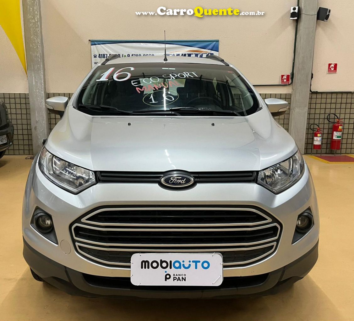 FORD   ECOSPORT SE 1.6 16V FLEX 5P MEC.   PRATA 2016 1.6 FLEX - Loja