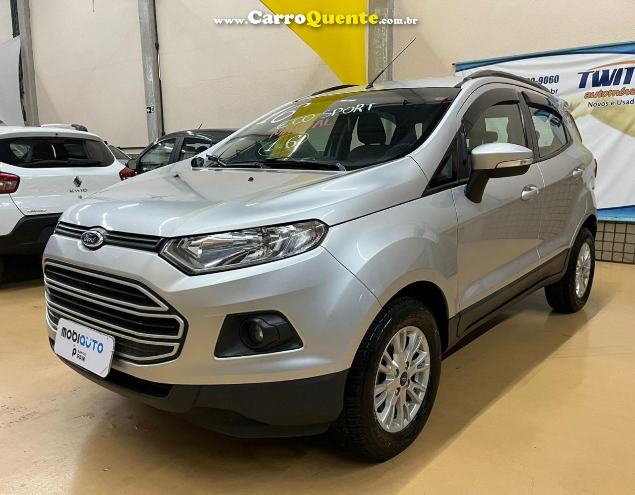 FORD   ECOSPORT SE 1.6 16V FLEX 5P MEC.   PRATA 2016 1.6 FLEX - Loja