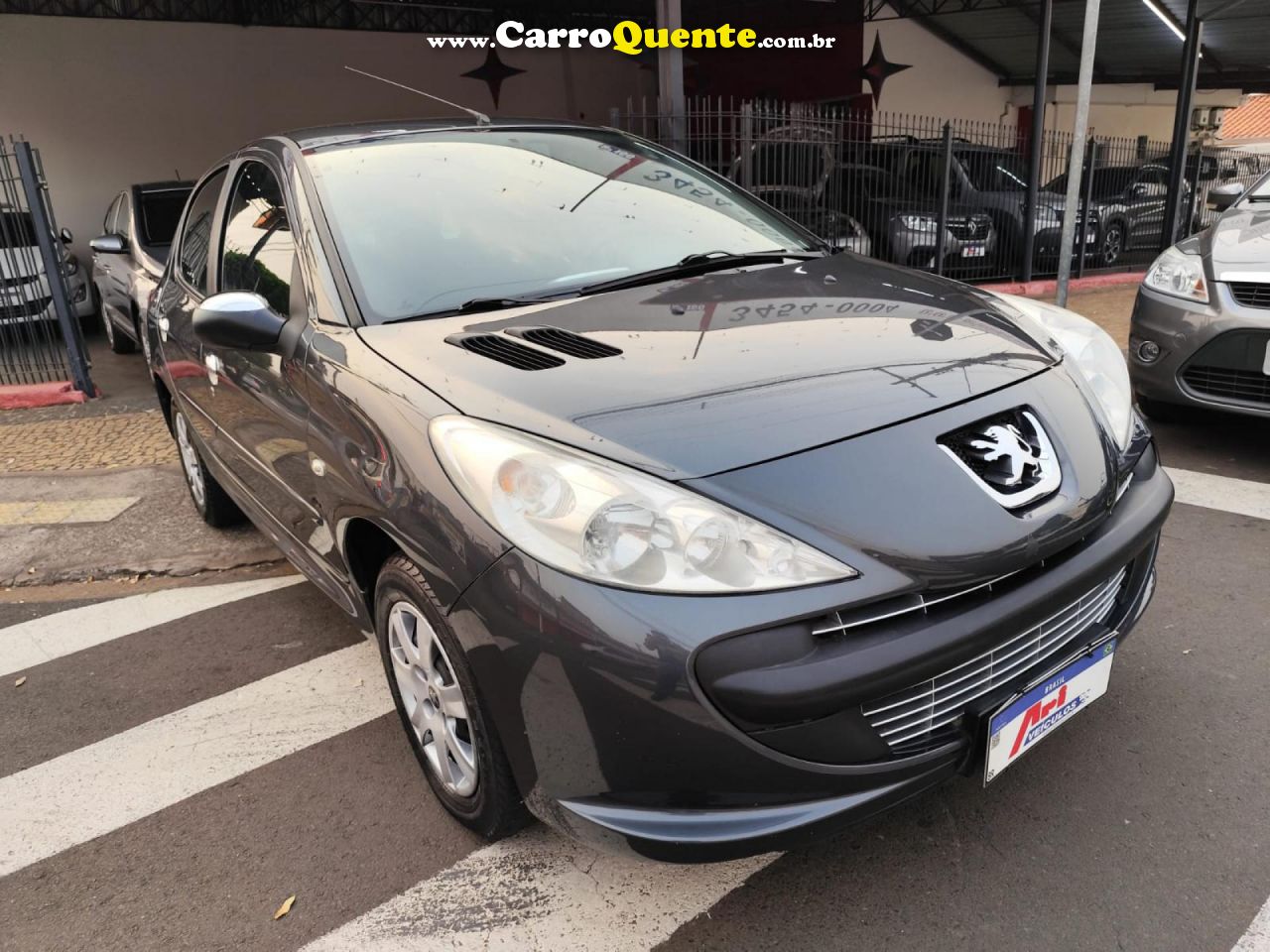 PEUGEOT   207 XR 1.4 FLEX 8V 5P   CINZA 2011 1.4 FLEX - Loja
