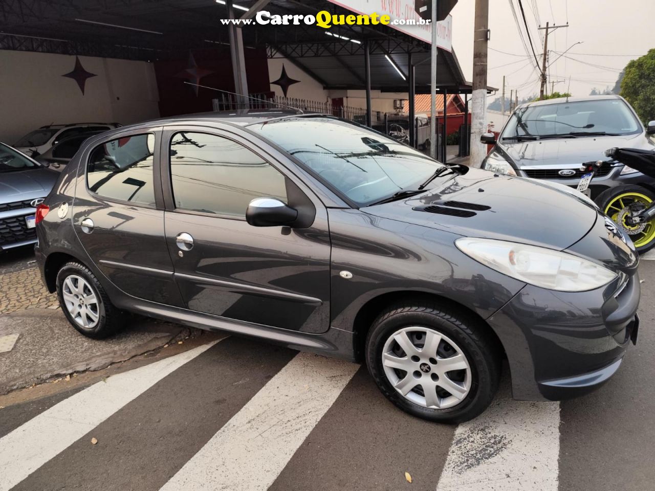 PEUGEOT   207 XR 1.4 FLEX 8V 5P   CINZA 2011 1.4 FLEX - Loja