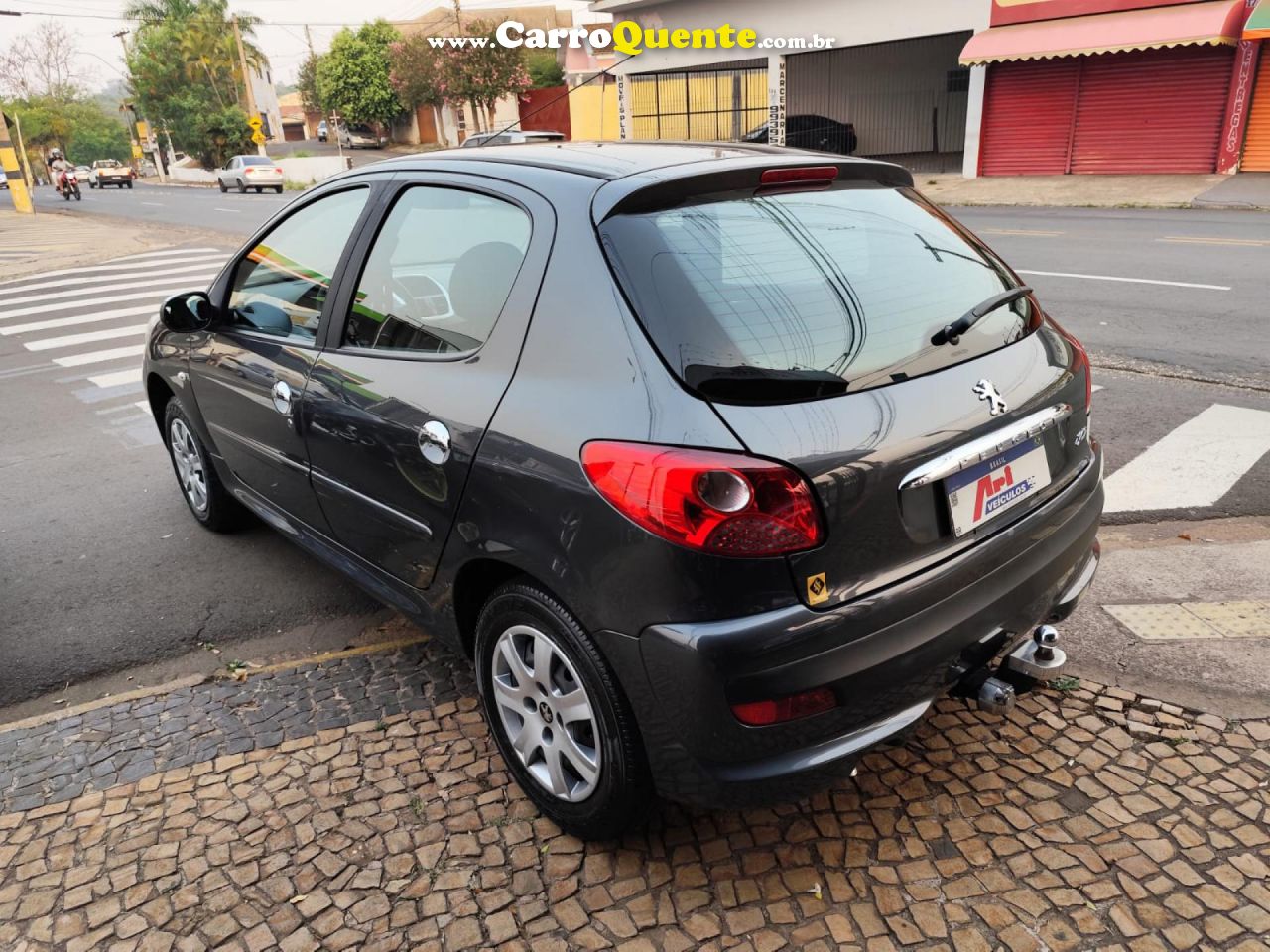 PEUGEOT   207 XR 1.4 FLEX 8V 5P   CINZA 2011 1.4 FLEX - Loja