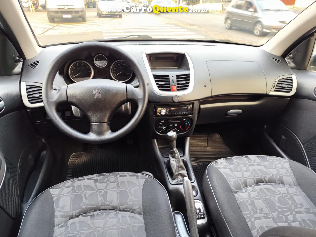 PEUGEOT   207 XR 1.4 FLEX 8V 5P   CINZA 2011 1.4 FLEX - Loja