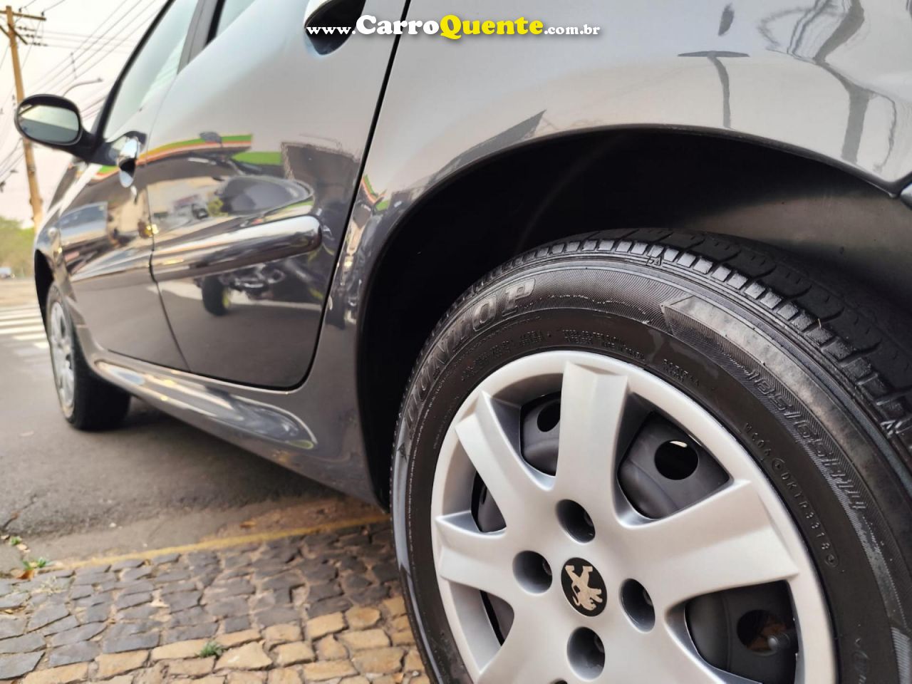 PEUGEOT   207 XR 1.4 FLEX 8V 5P   CINZA 2011 1.4 FLEX - Loja
