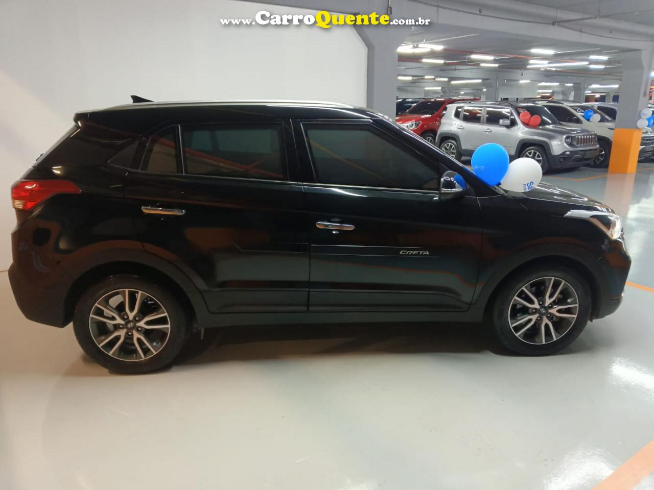 HYUNDAI   CRETA PRESTIGE 2.0 16V FLEX AUT.   PRETO 2019 2.0 FLEX - Loja