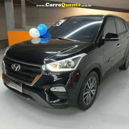 HYUNDAI   CRETA PRESTIGE 2.0 16V FLEX AUT.   PRETO 2019 2.0 FLEX