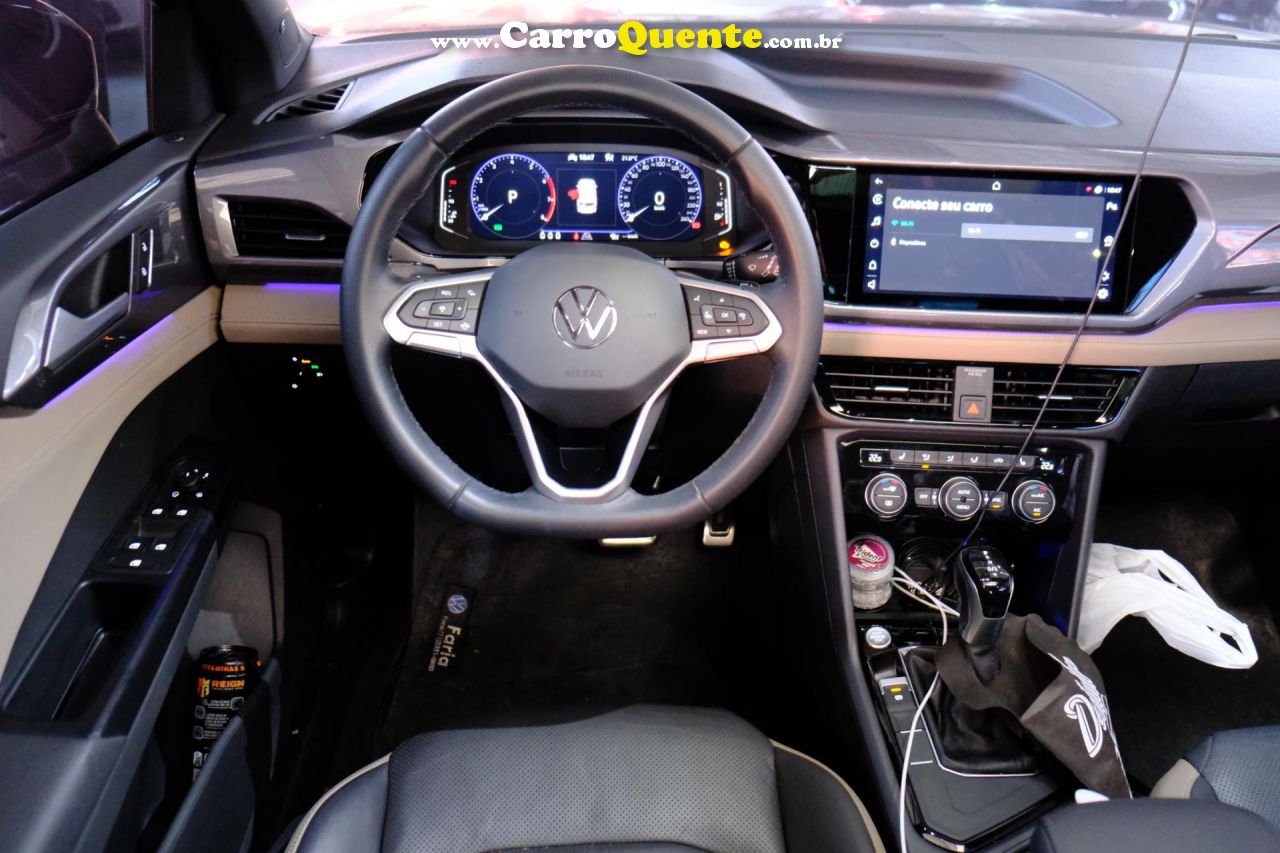 VOLKSWAGEN   TAOS LAUNCHING ED. 1.4 250 TSI FLEX AUT.   BEGE 2022 1.4 FLEX - Loja