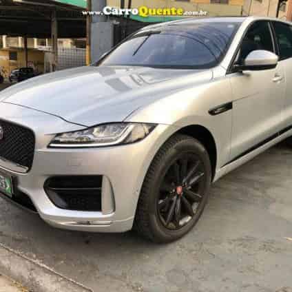 JAGUAR   F-PACE 2.0 R-SPORT 250CV AUT.   PRATA 2019 2.0 GASOLINA