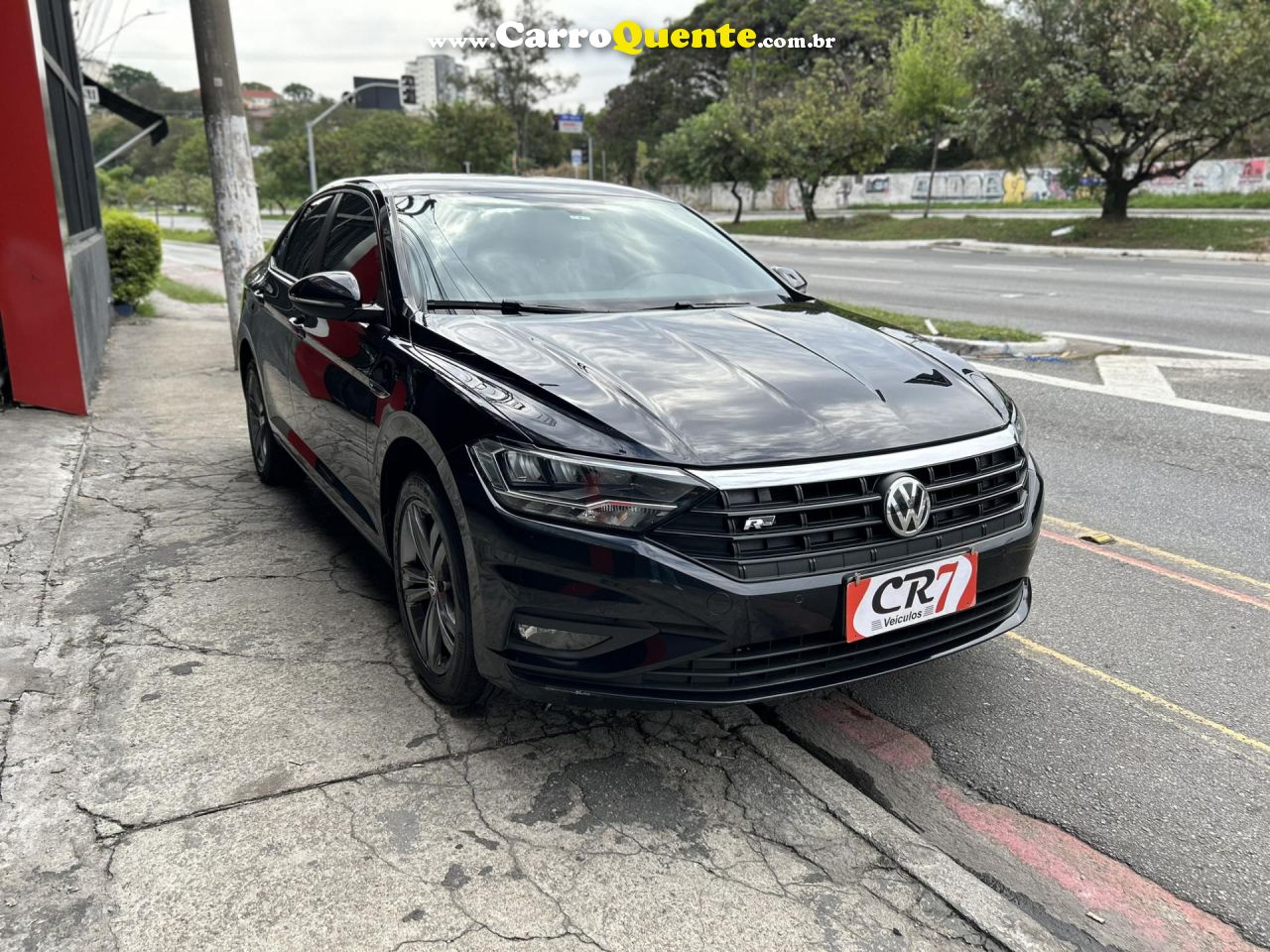 VOLKSWAGEN   JETTA R-LINE 250 TSI 1.4 FLEX 16V AUT.   PRETO 2019 1.4 FLEX - Loja
