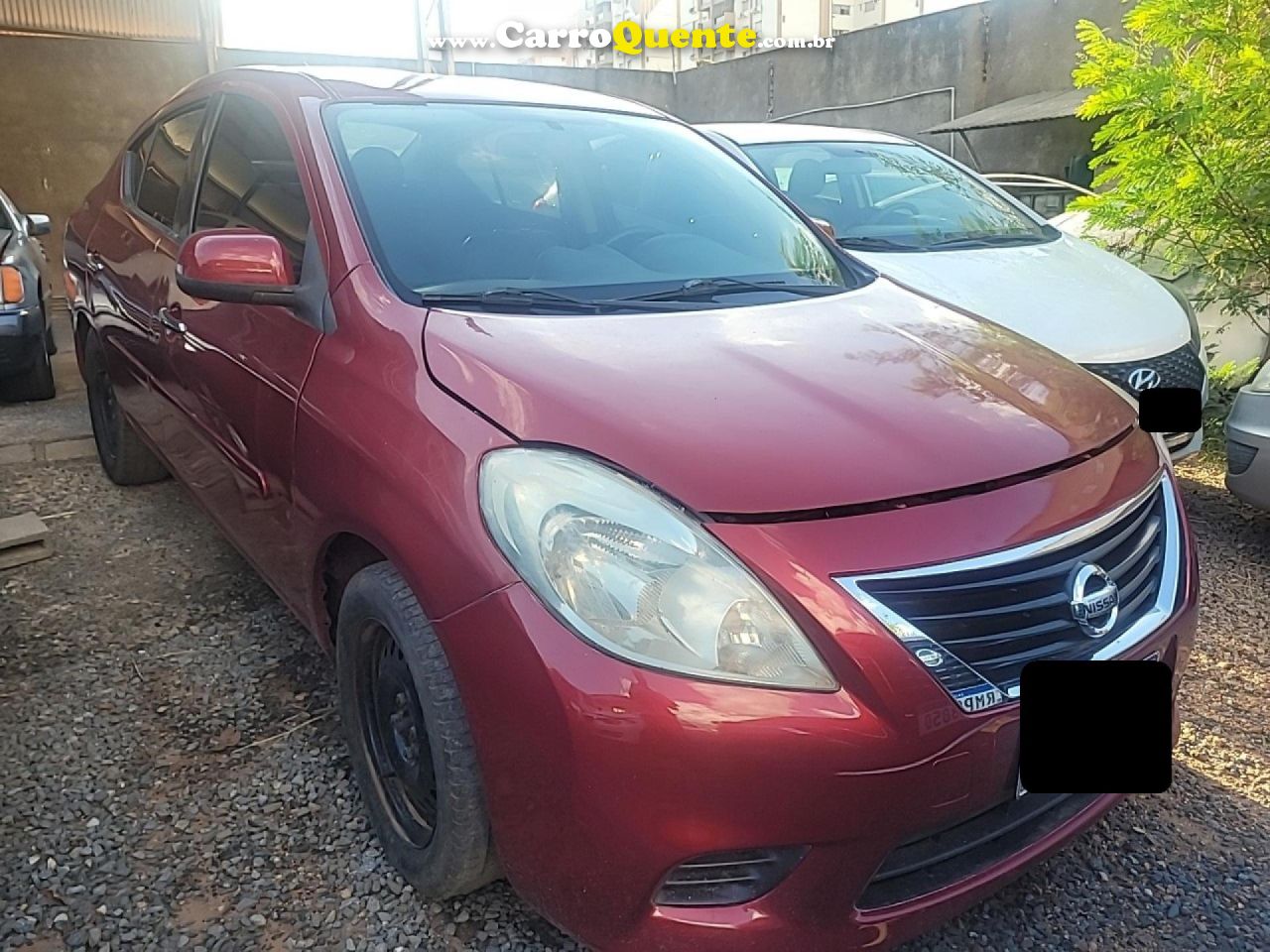NISSAN   VERSA SV 1.6 16V FLEX FUEL 4P MEC.   VERMELHO 2013 1.6 FLEX - Loja
