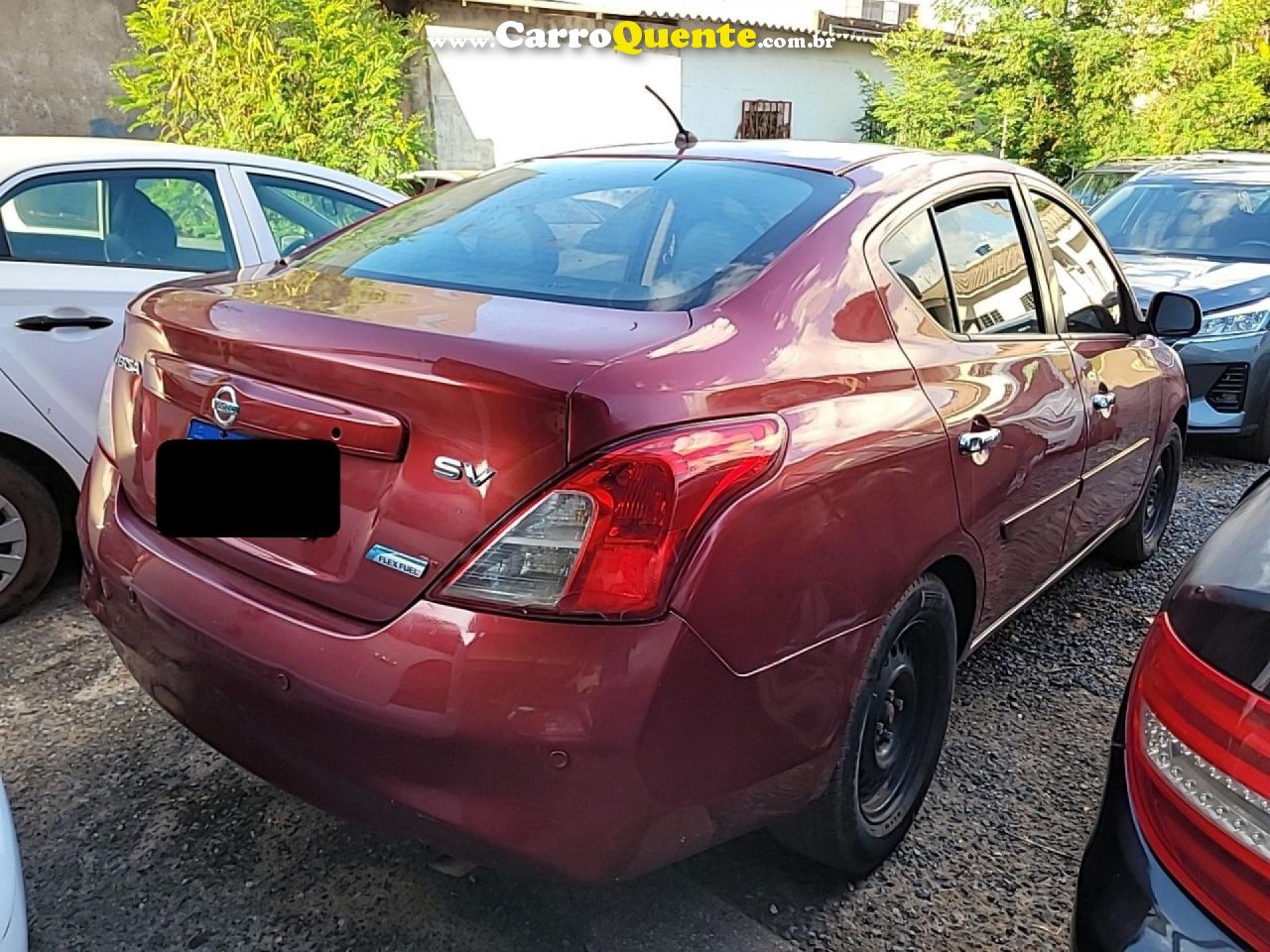 NISSAN   VERSA SV 1.6 16V FLEX FUEL 4P MEC.   VERMELHO 2013 1.6 FLEX - Loja