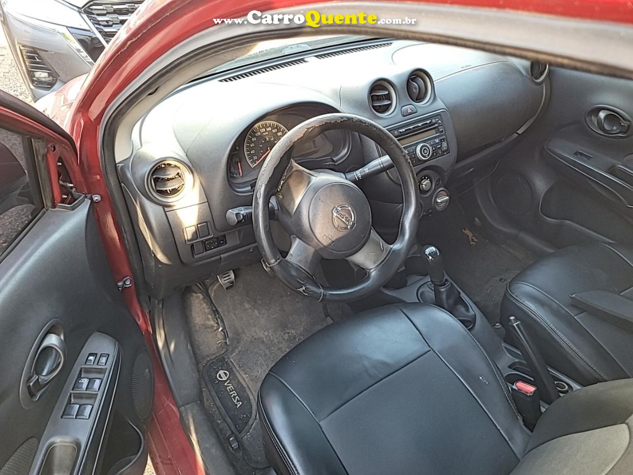 NISSAN   VERSA SV 1.6 16V FLEX FUEL 4P MEC.   VERMELHO 2013 1.6 FLEX - Loja