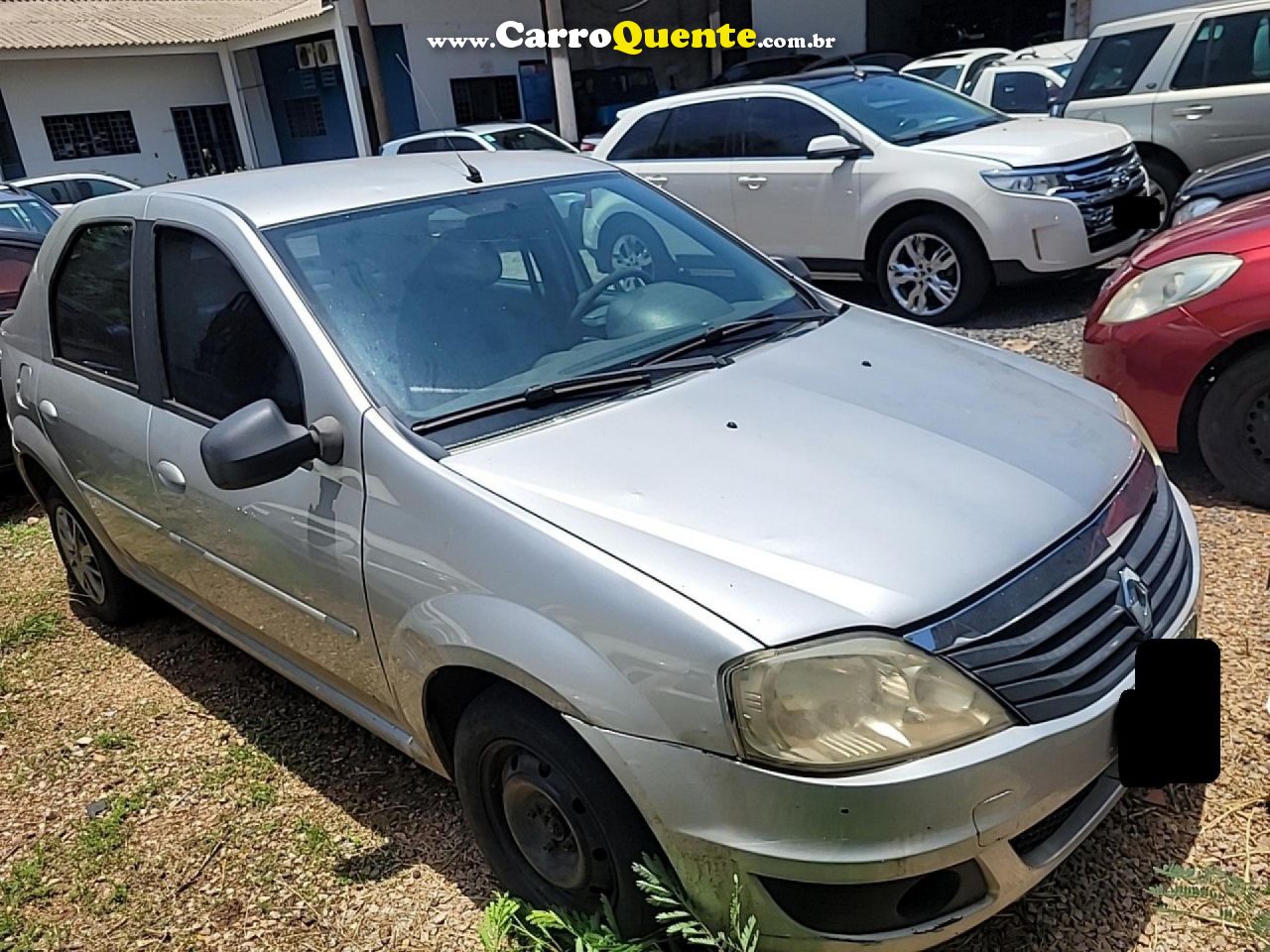 RENAULT   LOGAN EXPRES.EXP. UP HI-FLEX 1.0 16V 4P   PRATA 2012 1.0 GASOLINA - Loja
