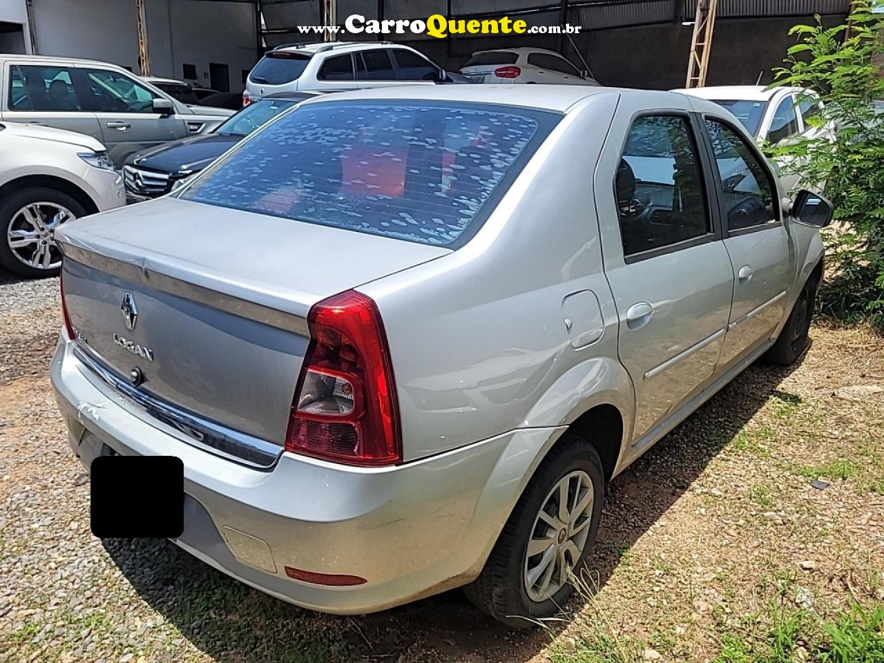 RENAULT   LOGAN EXPRES.EXP. UP HI-FLEX 1.0 16V 4P   PRATA 2012 1.0 GASOLINA - Loja