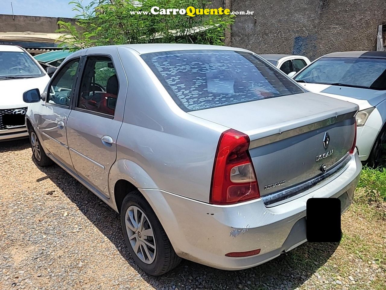RENAULT   LOGAN EXPRES.EXP. UP HI-FLEX 1.0 16V 4P   PRATA 2012 1.0 GASOLINA - Loja