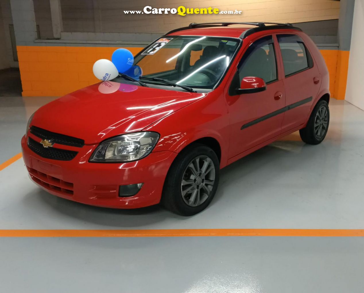 CHEVROLET   CELTA SPIRIT LT 1.0 MPFI 8V FLEXP. 5P   VERMELHO 2013 1.0 FLEX - Loja