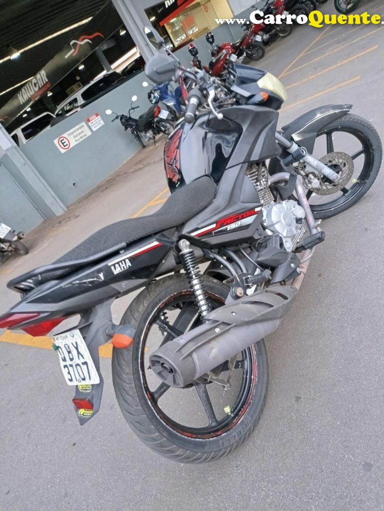 YAMAHA    YBR 150 FACTOR EDFLEX   PRETO 2018 150 FLEX - Loja