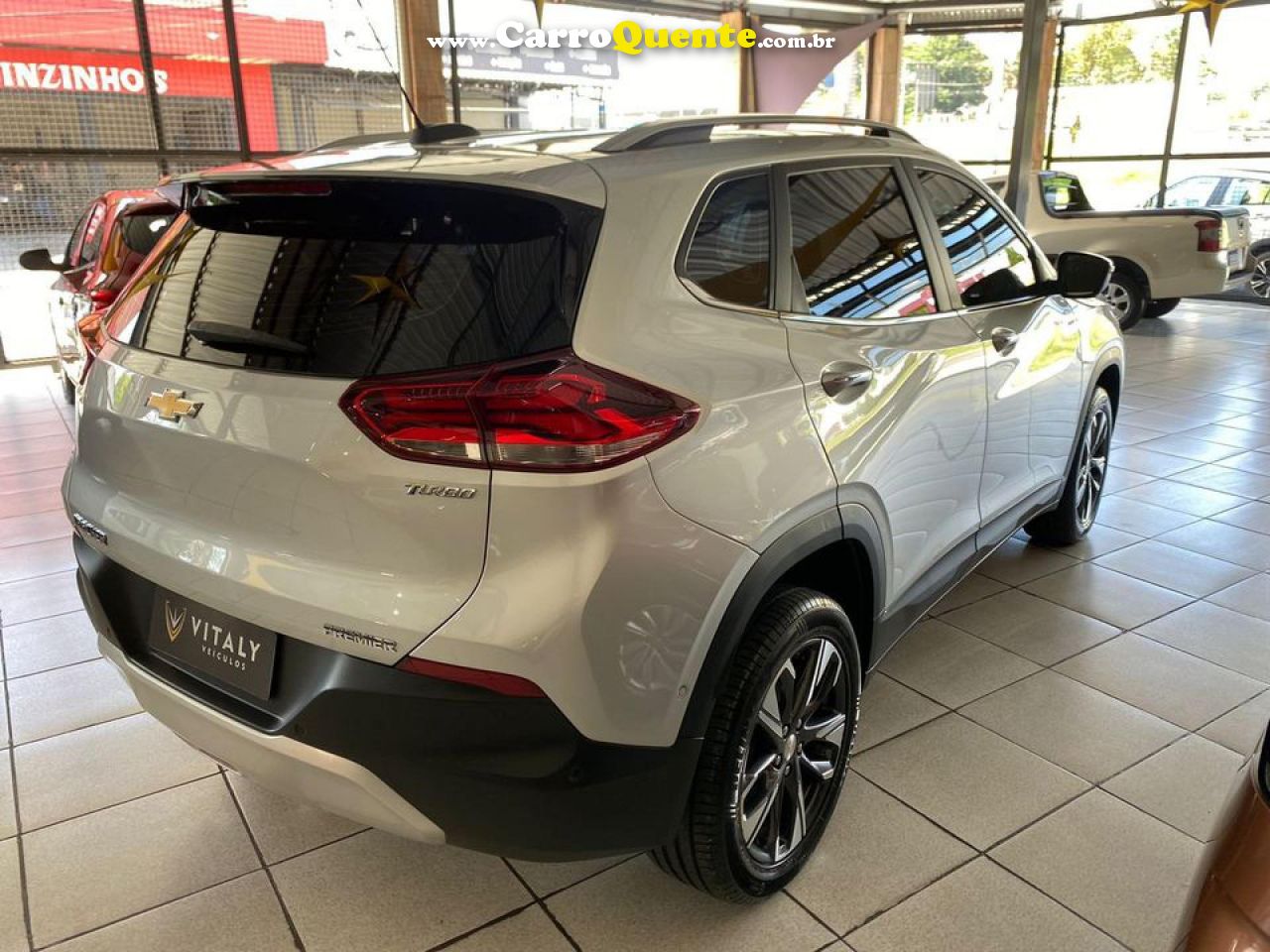 CHEVROLET   TRACKER 1.2 TURBO 12V FLEX AUT.   PRATA 2021 1.2 FLEX - Loja