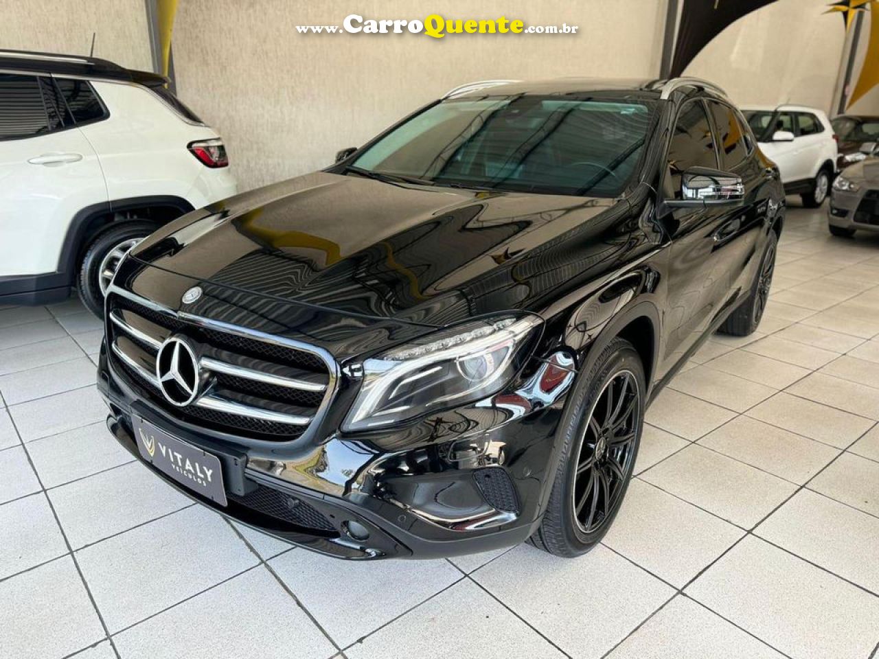 MERCEDES-BENZ   GLA 200 ENDURO 1.6 TB 16V FLEX AUT.   PRETO 2017 1.6 FLEX - Loja
