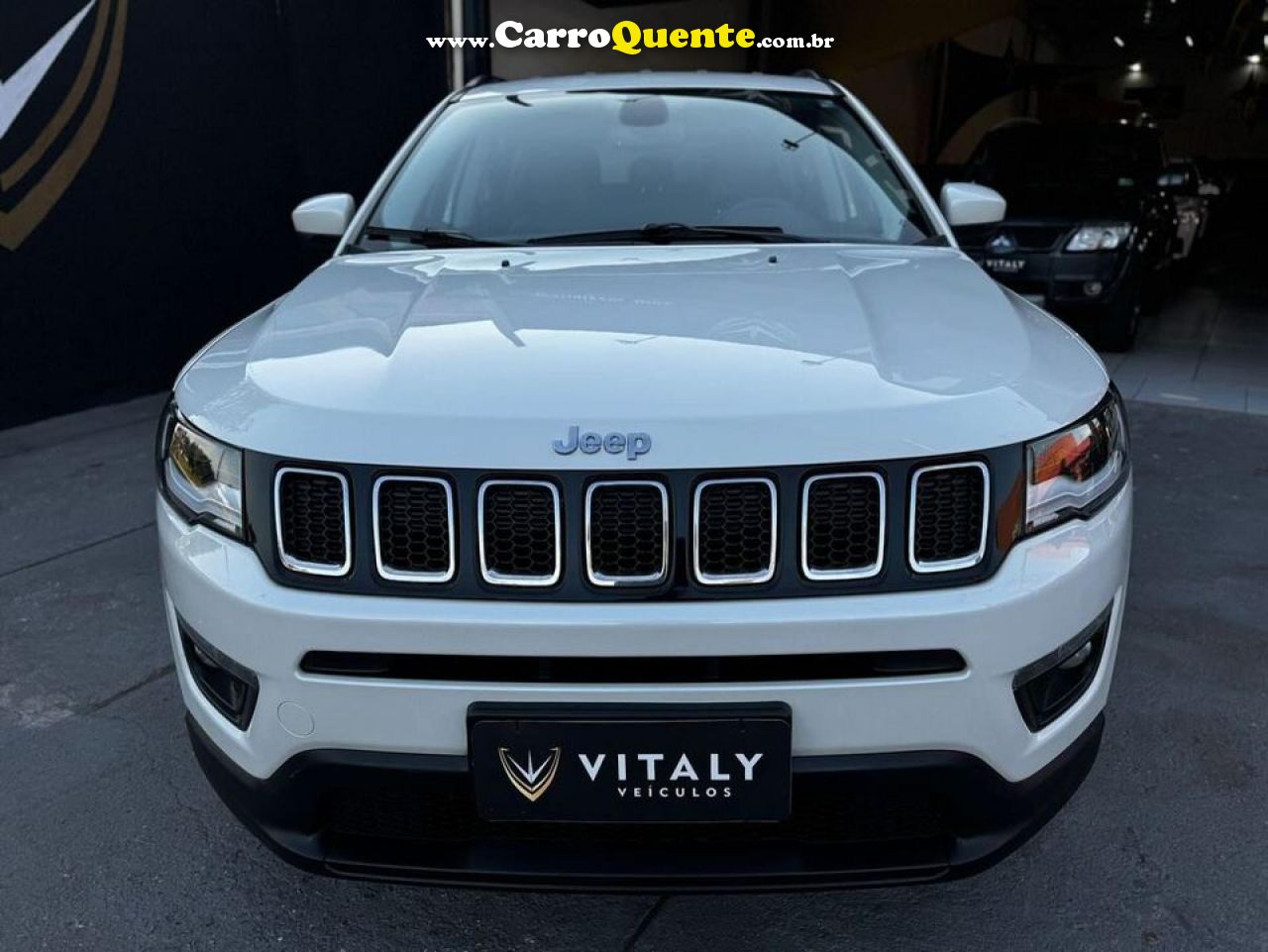 JEEP   COMPASS LONGITUDE 2.0 4X2 FLEX 16V AUT.   BRANCO 2020 2.0 FLEX - Loja