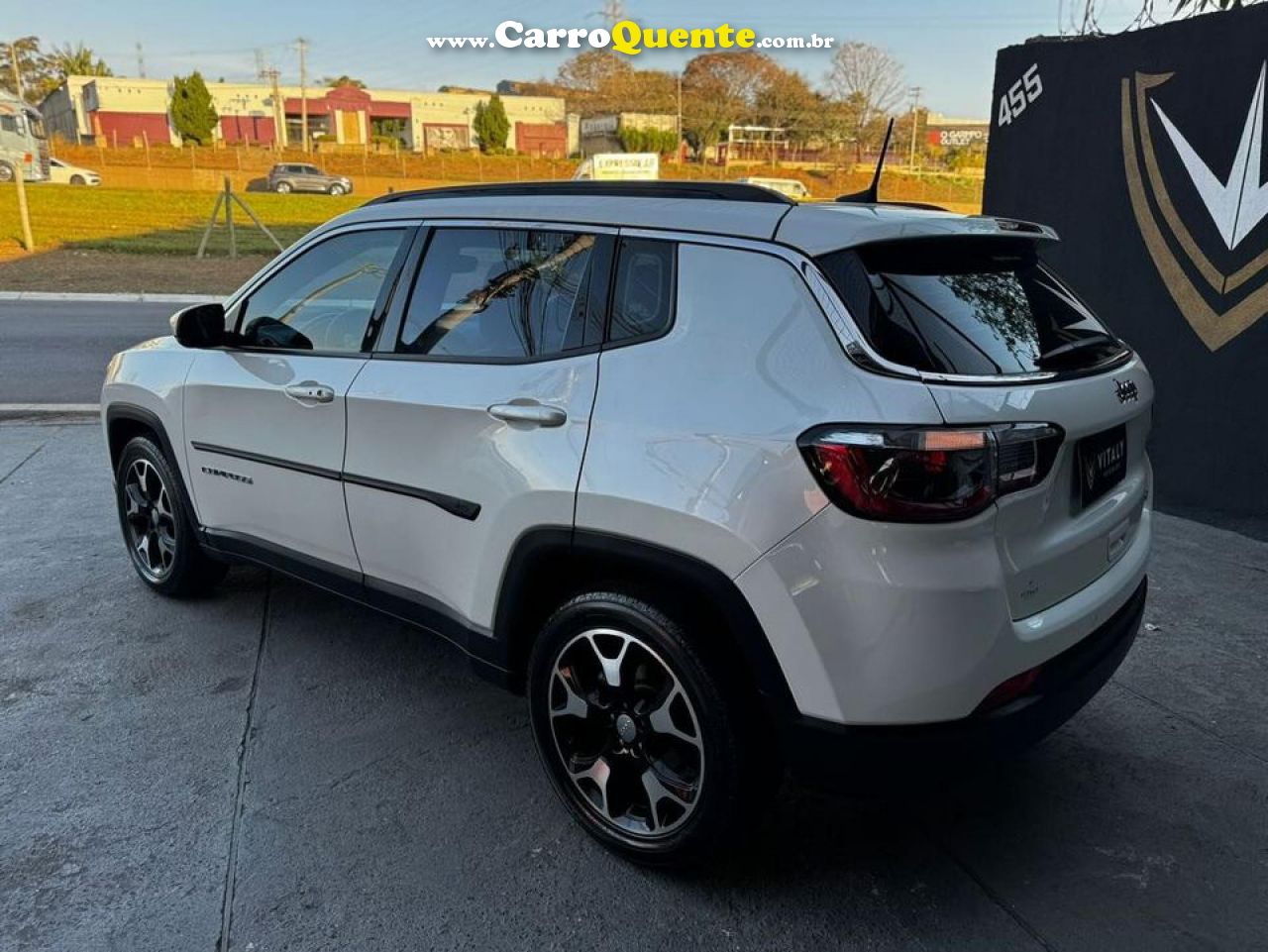 JEEP   COMPASS LONGITUDE 2.0 4X2 FLEX 16V AUT.   BRANCO 2020 2.0 FLEX - Loja