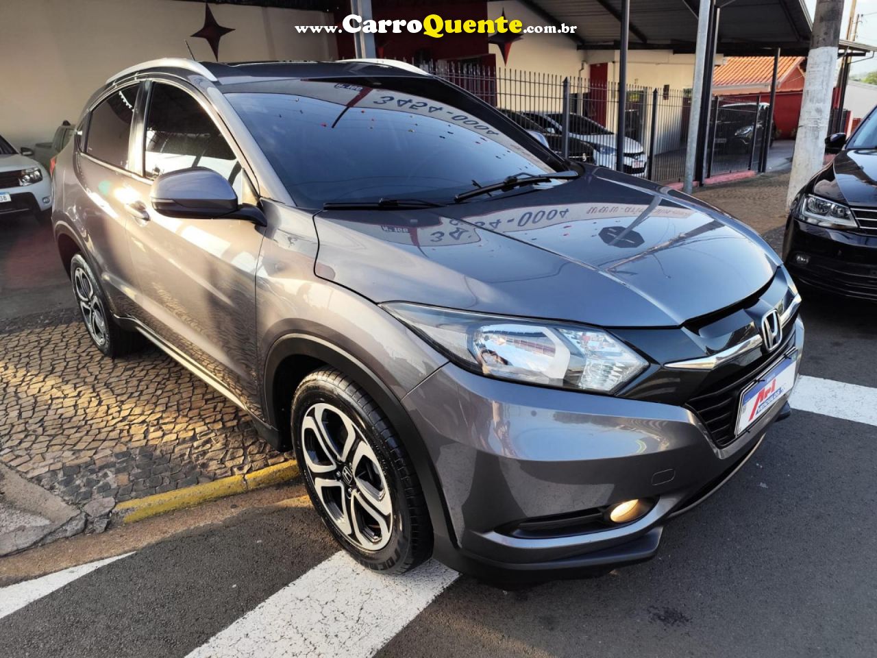 HONDA   HR-V EX 1.8 FLEXONE 16V 5P AUT.   CINZA 2016 1.8 GASOLINA - Loja
