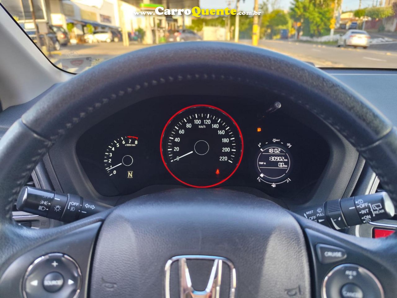 HONDA   HR-V EX 1.8 FLEXONE 16V 5P AUT.   CINZA 2016 1.8 GASOLINA - Loja