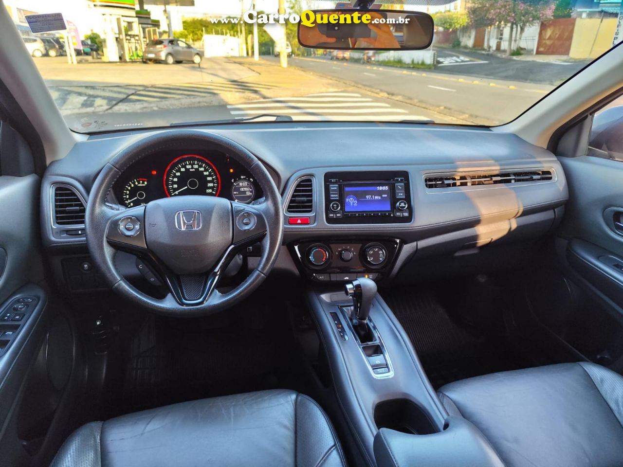 HONDA   HR-V EX 1.8 FLEXONE 16V 5P AUT.   CINZA 2016 1.8 GASOLINA - Loja