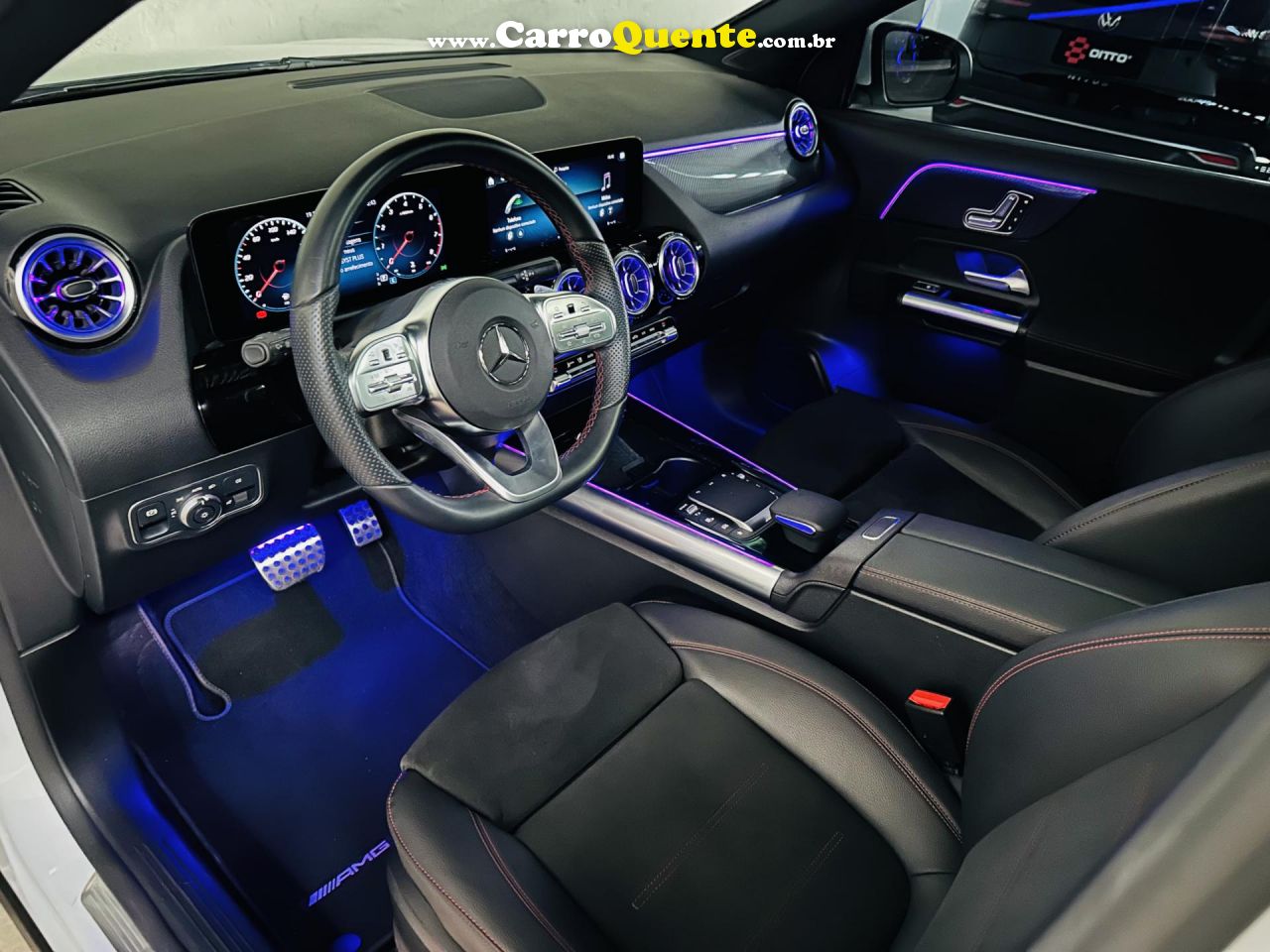 MERCEDES-BENZ   GLA 200 AMG LINE 1.3 16V TB AUT.   BRANCO 2023 1.3 GASOLINA - Loja