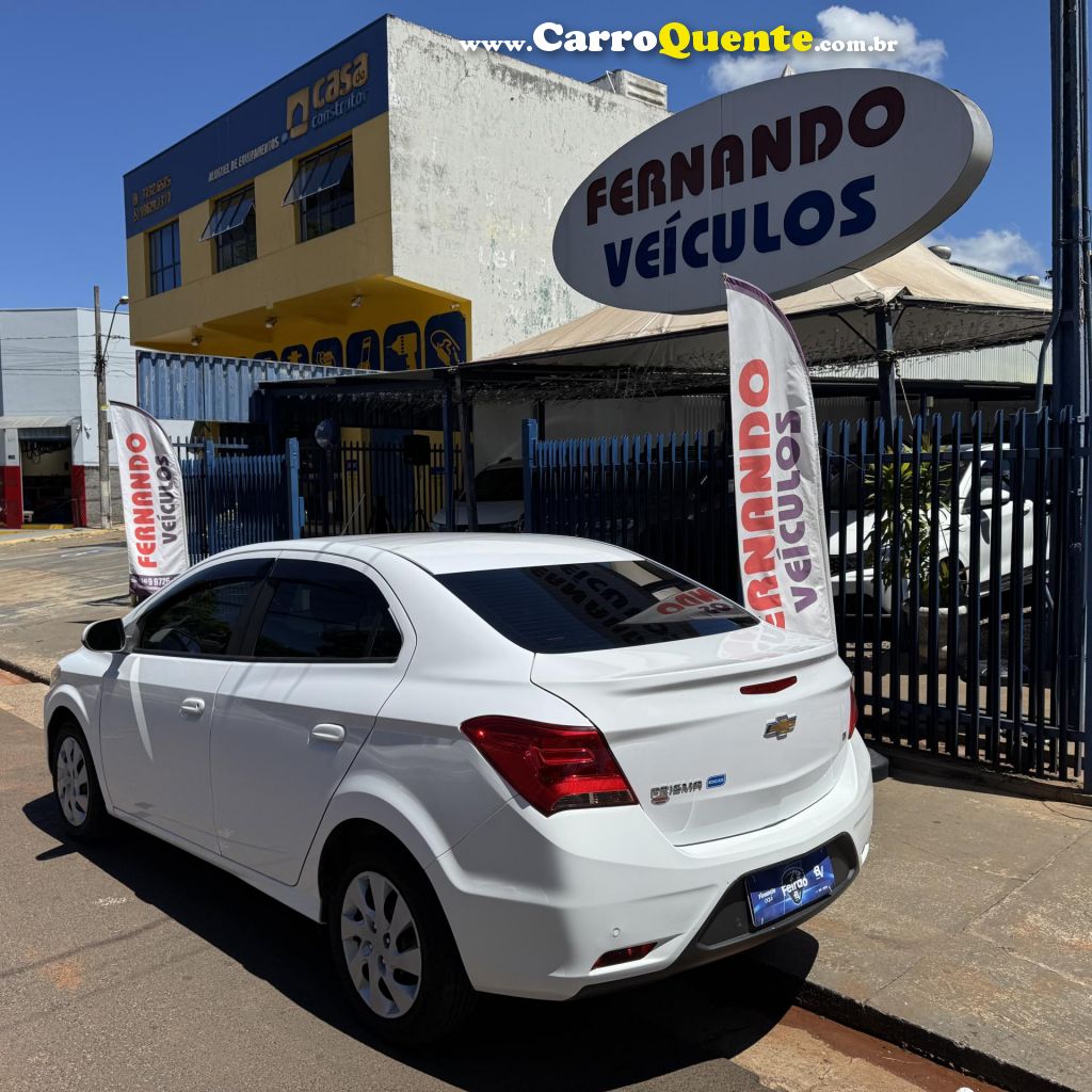 CHEVROLET   PRISMA SED. LT 1.4 8V FLEXPOWER 4P   BRANCO 2018 1.4 FLEX - Loja