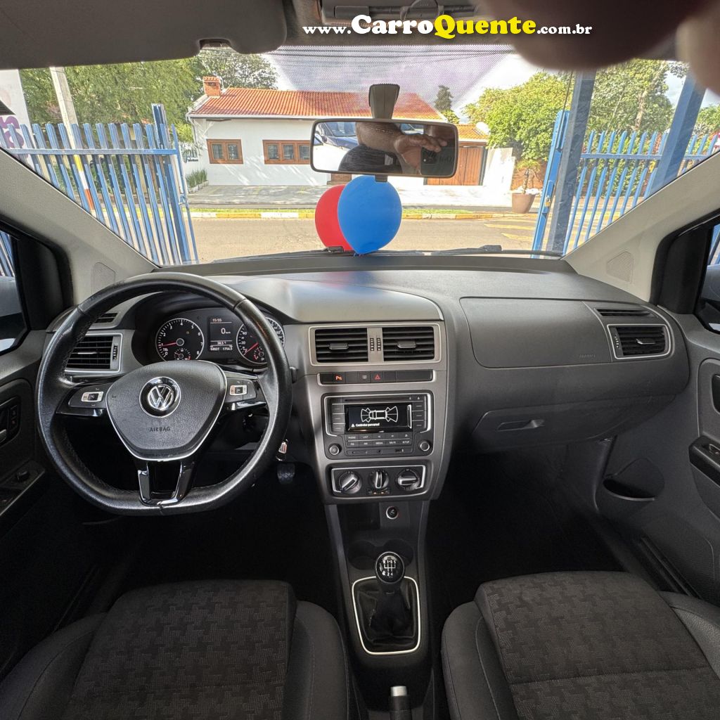 VOLKSWAGEN   FOX COMFORTLINE 1.6 FLEX 8V 5P   BRANCO 2017 1.6 FLEX - Loja