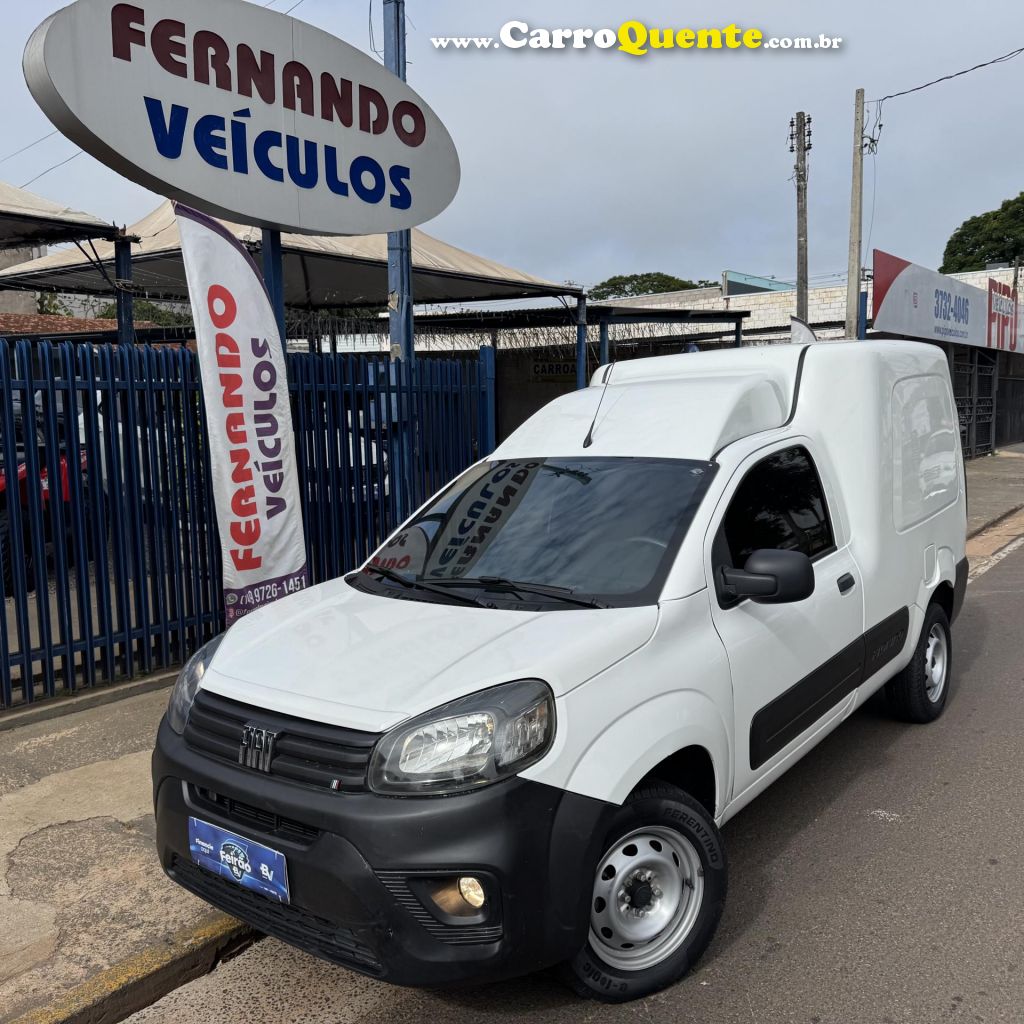 FIAT   FIORINO ENDURANCE EVO 1.4 FLEX 8V 2P   BRANCO 2023 1.4 FLEX - Loja