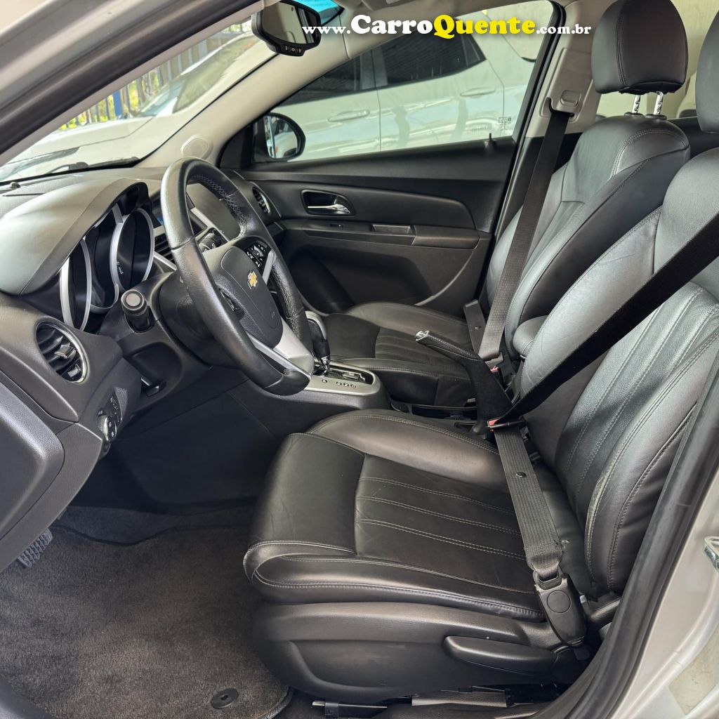 CHEVROLET   CRUZE LT 1.8 16V FLEXPOWER 4P AUT.   PRATA 2016 1.8 FLEX - Loja