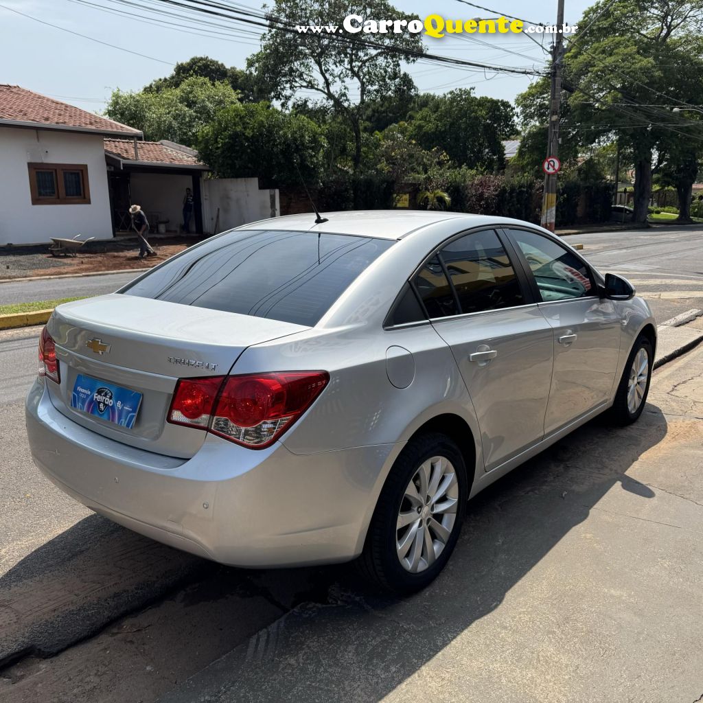 CHEVROLET   CRUZE LT 1.8 16V FLEXPOWER 4P AUT.   PRATA 2016 1.8 FLEX - Loja