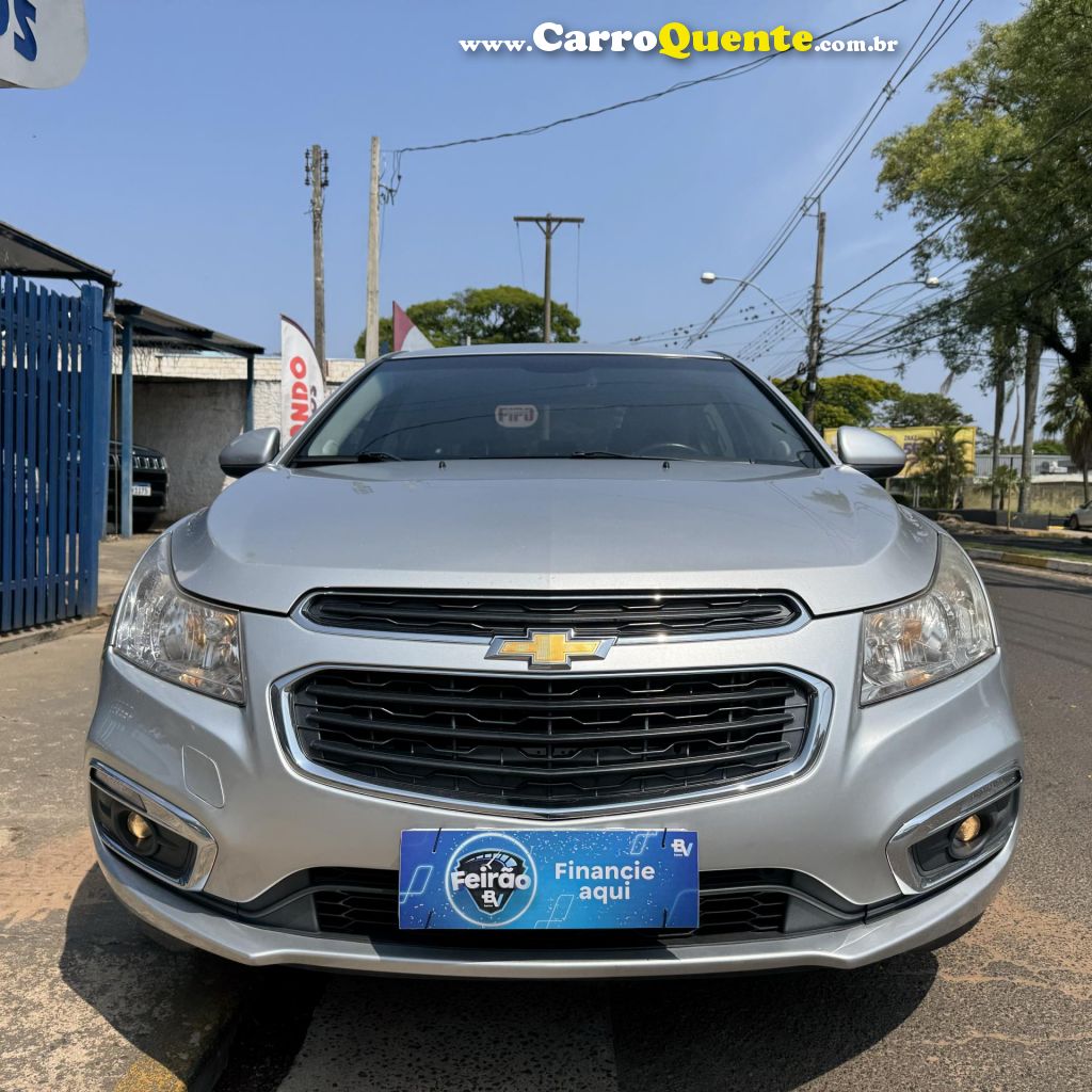 CHEVROLET   CRUZE LT 1.8 16V FLEXPOWER 4P AUT.   PRATA 2016 1.8 FLEX - Loja