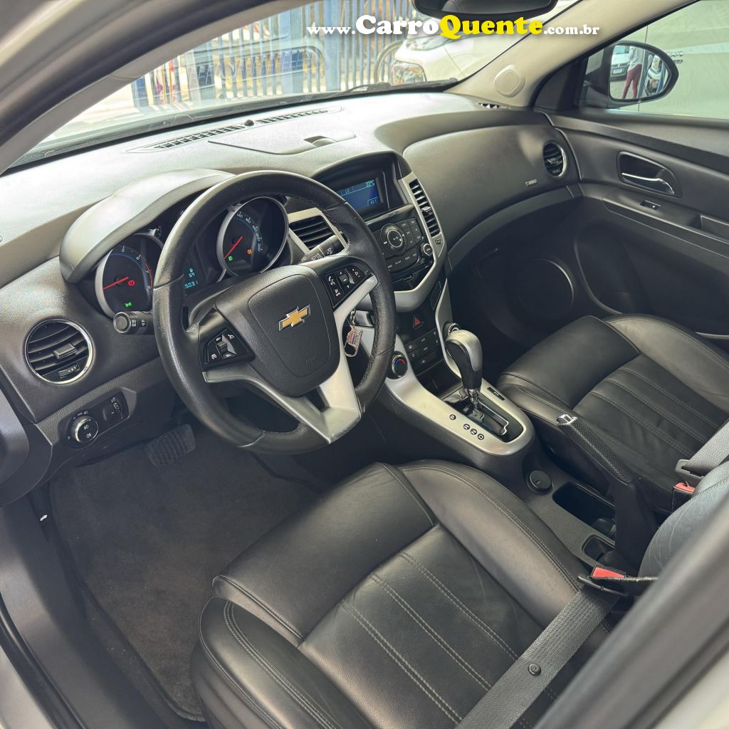 CHEVROLET   CRUZE LT 1.8 16V FLEXPOWER 4P AUT.   PRATA 2016 1.8 FLEX - Loja