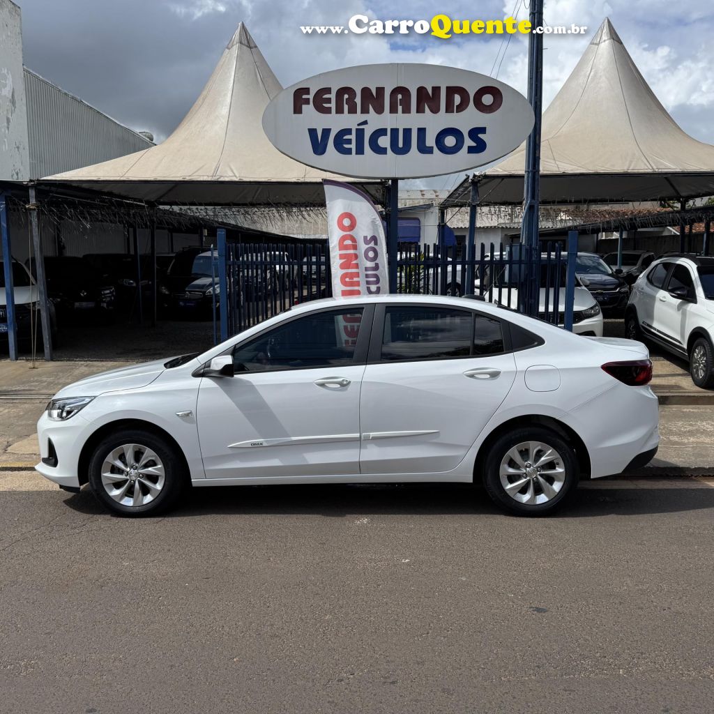 CHEVROLET   ONIX SEDAN PLUS LT 1.0 12V TB FLEX AUT.   BRANCO 2020 1.0 FLEX - Loja
