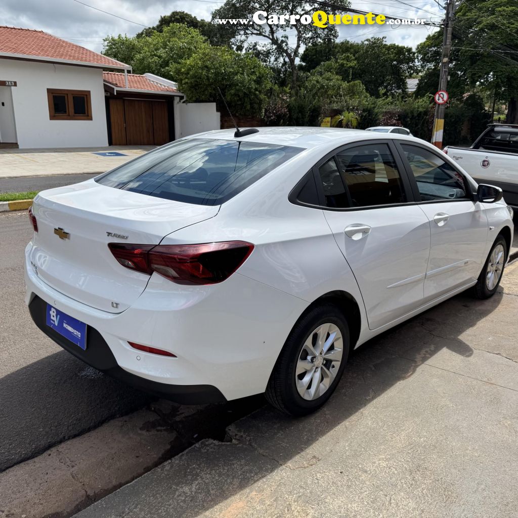 CHEVROLET   ONIX SEDAN PLUS LT 1.0 12V TB FLEX AUT.   BRANCO 2020 1.0 FLEX - Loja