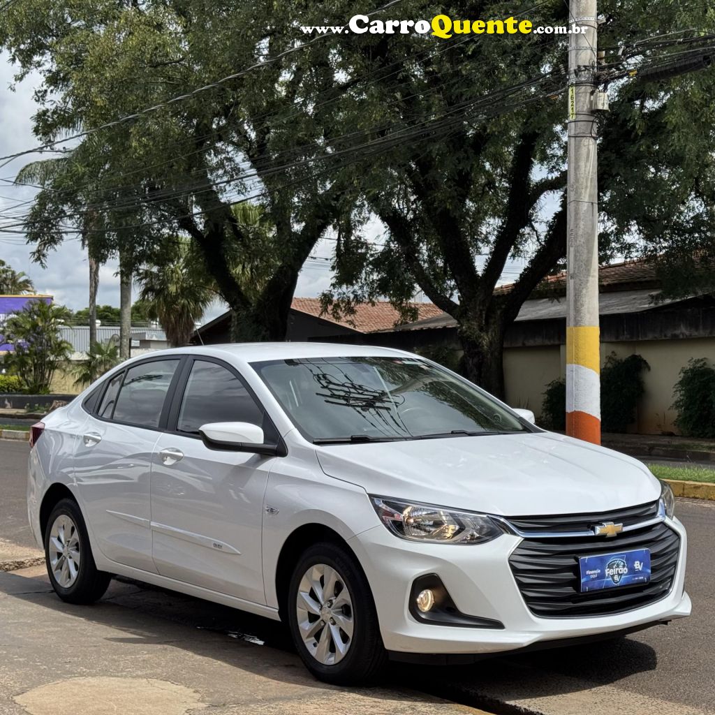 CHEVROLET   ONIX SEDAN PLUS LT 1.0 12V TB FLEX AUT.   BRANCO 2020 1.0 FLEX - Loja