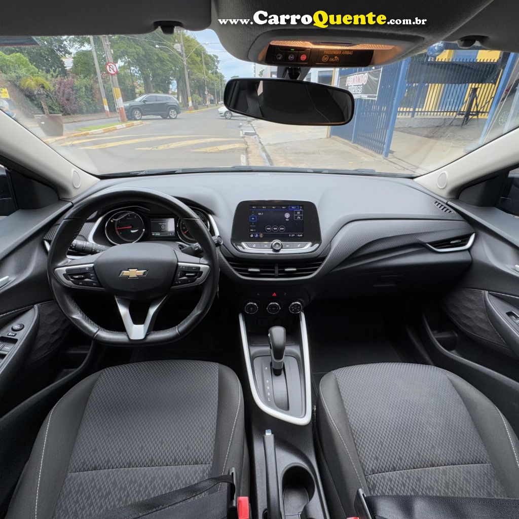 CHEVROLET   ONIX HATCH LT 1.0 12V TB FLEX 5P AUT.   PRETO 2020 1.0 FLEX - Loja