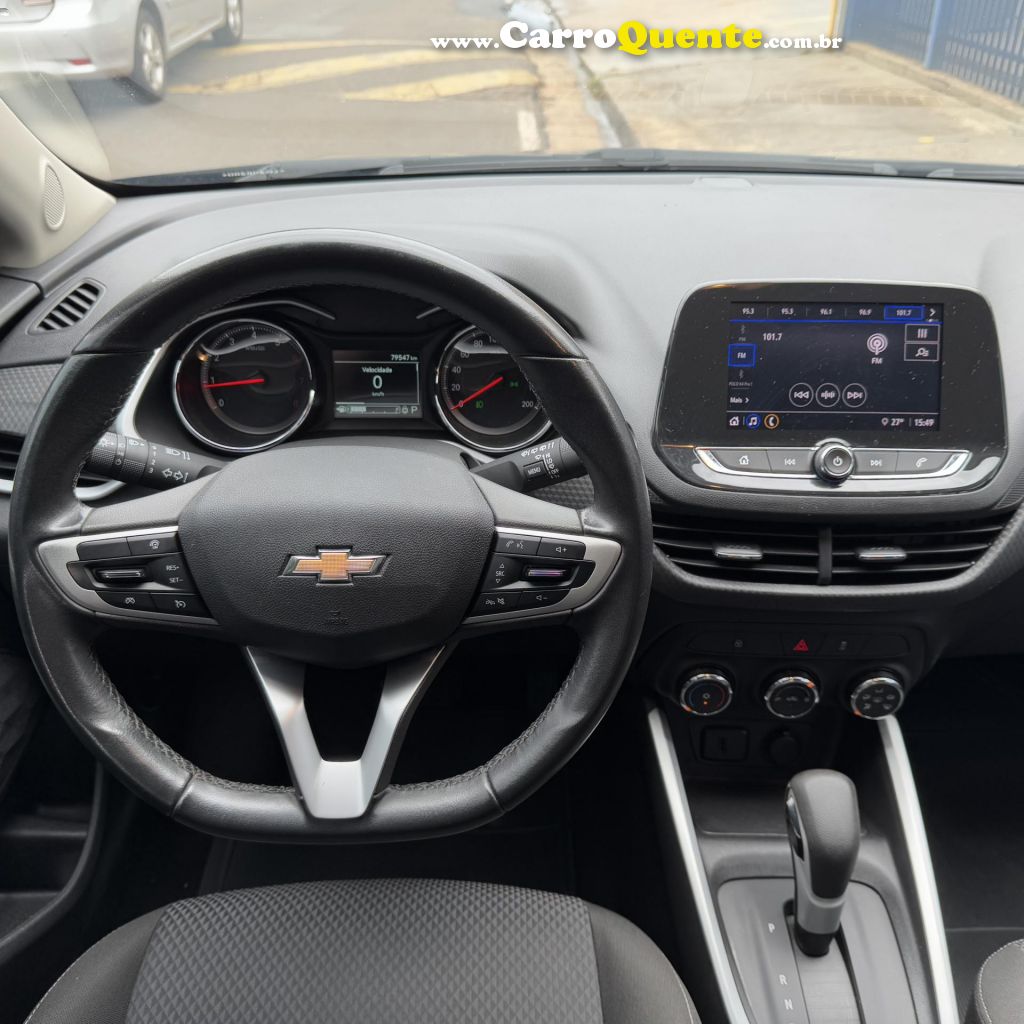 CHEVROLET   ONIX HATCH LT 1.0 12V TB FLEX 5P AUT.   PRETO 2020 1.0 FLEX - Loja